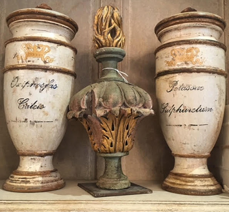 Vasi in legno torniti e decorati - Corso patine antiche Firenze - Dario Biagioni - Workshops